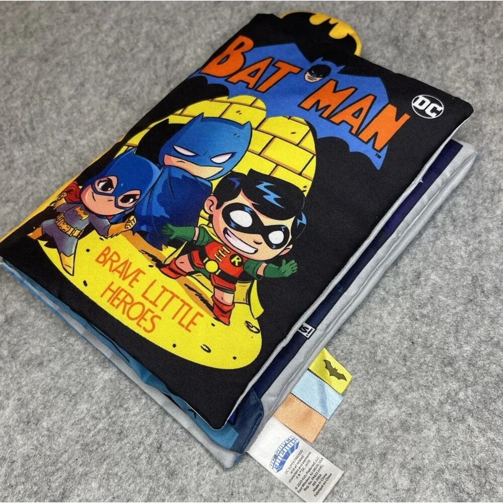 Batman Brave Little Heroes “My First DC Comic” Soft Crinkle Baby Book COMPLETE